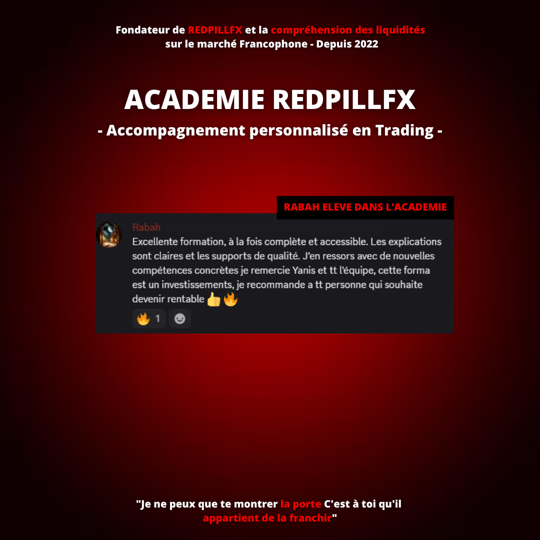 Rabah — élève de l'académie REDPILLFX