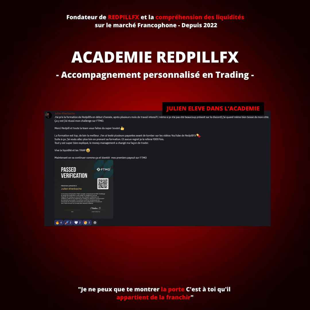 Julien — élève de l'académie REDPILLFX