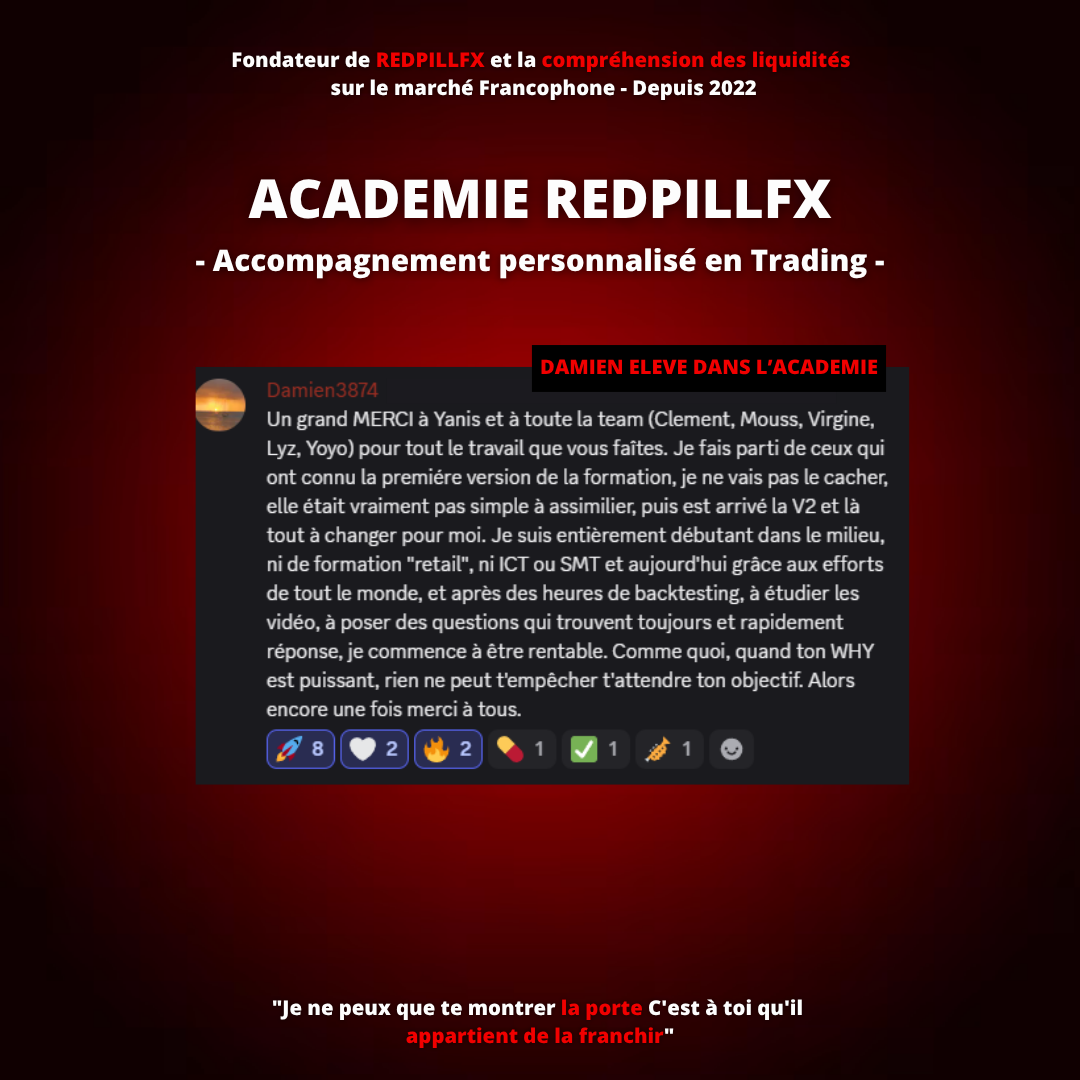 Damien — élève de l'académie REDPILLFX